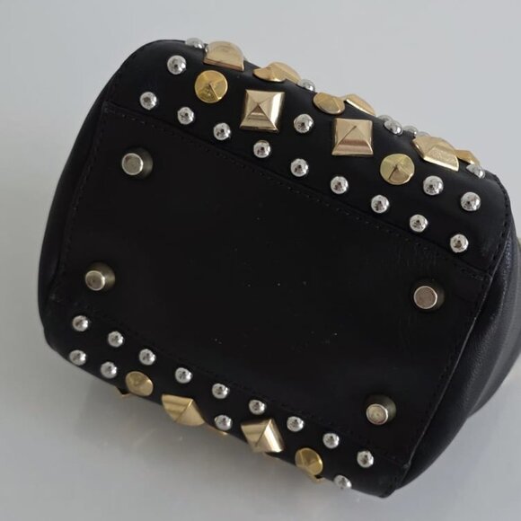 Versace H&M Black Mini Studded Bag. Good Condition - Picture 9 of 15